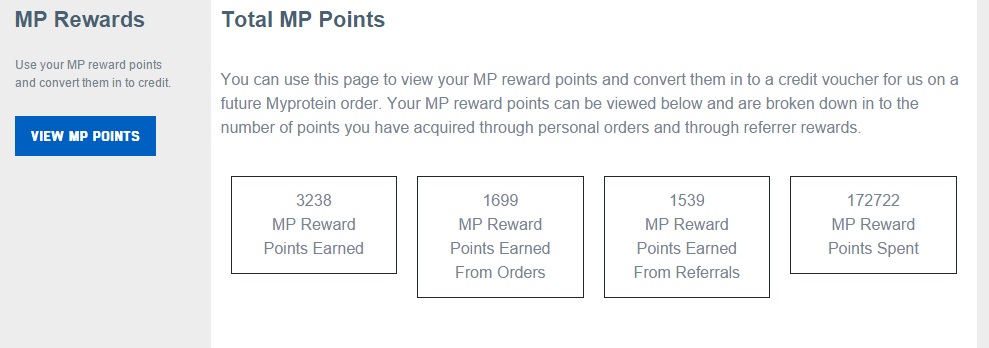 MP Reward Points