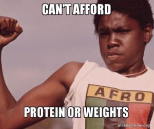 cant afford protein
